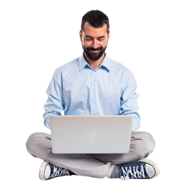 Person with Laptop